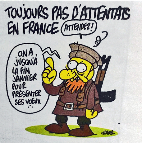 Charlie Hedbo, la vignetta premonitrice di Charb © Ansa