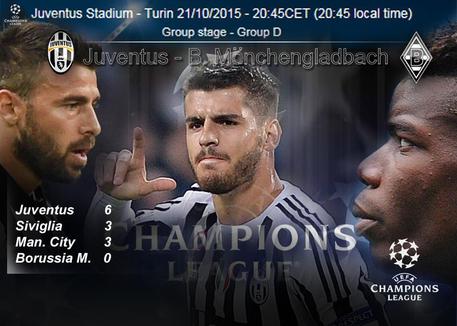 Champions, gruppo D: Juventus-Borussia M. © ANSA