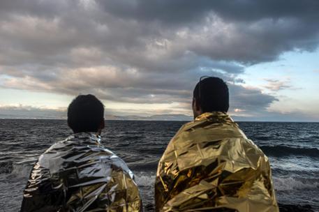 Due migranti (foto archivio) © ANSA 