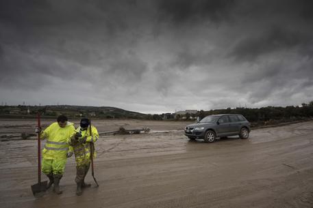 Una foto d'archivio dell'alluvione nel Sannio dell'ottobre 2015 Â© ANSA