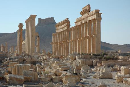 Una immagine fornita dall'Unesco del sito siriano di Palmira © AP
