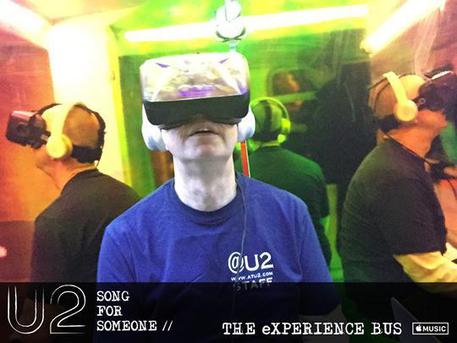 Apple e U2 insieme per la realtà virtuale (Credit: sito http://www.atu2.com) © ANSA