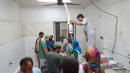 Una foto di Medecins Sans Frontieres dell'ospedale di Kunduz © EPA