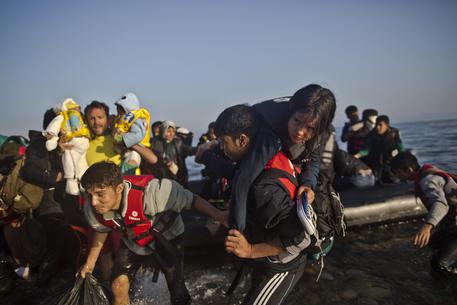 Rifugiati afgani arrivano in Grecia © AP