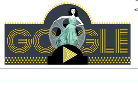 Il doodle di Google dedicato a Hedy Lamarr © Ansa