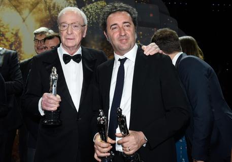 Michael Caine con il regista Paolo Sorrentino © EPA