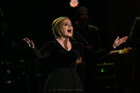 La popstar Adele ospite in esclusiva a Che tempo che fa, il talk show di Fabio Fazio, il 6 dicembre su Rai3 © ANSA