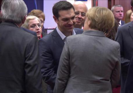 Merkel e Tsipras, (foto di archivio) © ANSA 