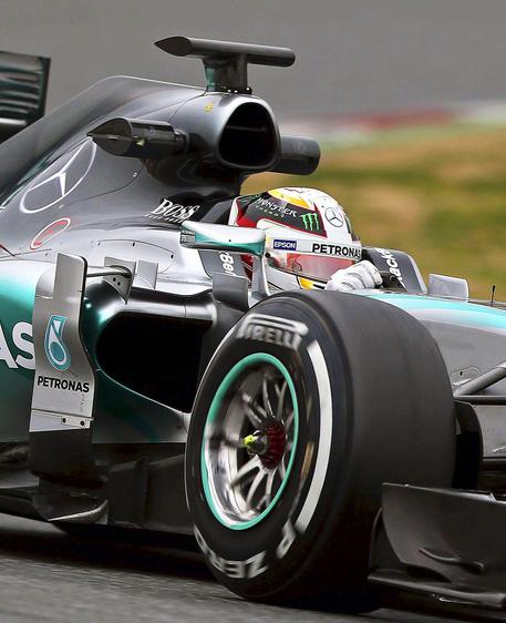 F1: test Barcellona; Hamilton il più veloce della mattina © EPA