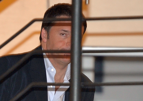 Renzi arriva alla sede del Pd © ANSA