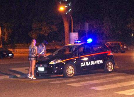 Carabinieri all'Eur in controlli antiprostituzione © ANSA