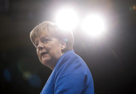 La cancelliera tedesca, Angela Merkel, a Bruxelles © EPA