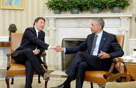 Obama e Matteo Renzi © EPA