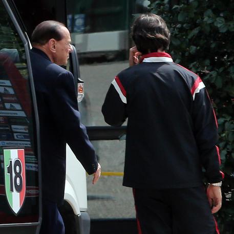Silvio Berlusconi con Filippo Inzaghi © ANSA