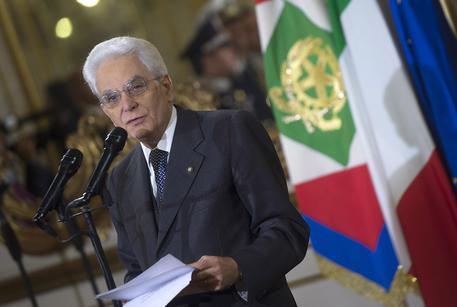Il Presidente della Repubblica Sergio Mattarella © ANSA