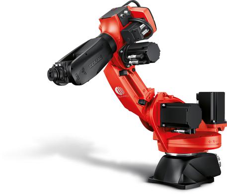 Amazon Picking Challenge, Racer 999 il robot di Comau utilizzato dal team del Politecnico di Torino © ANSA