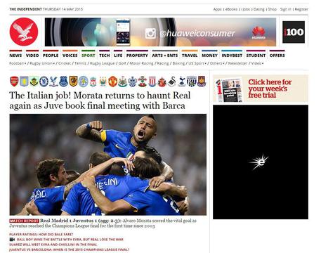 Calcio: Juve; rassegna stampa internazionale © ANSA