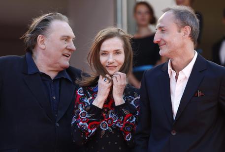 Gerard Depardieu, Isabelle Huppert e Guillaume Nicloux © EPA