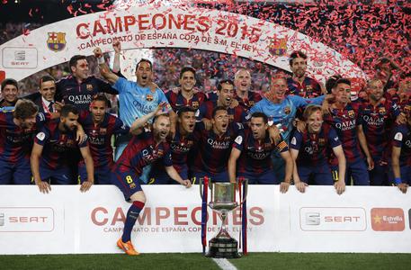 Doppietta Messi, il Barcellona vince la Coppa del Re © EPA