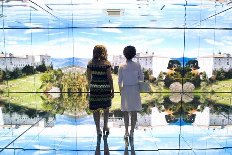Michelle Obama e Agnese Renzi a Palazzo Italia © ANSA