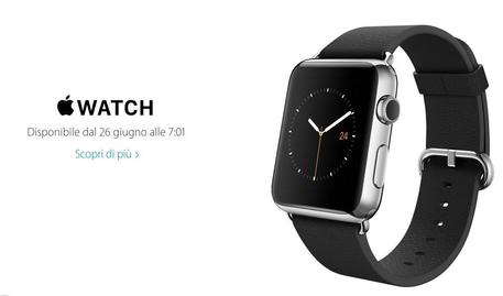 Apple Watch, debutto in Italia il 26 giugno. C'è anche l'app dell'ANSA © ANSA