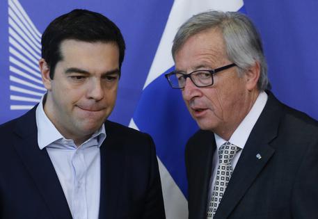 Jean Claude Juncker e Alexis Tsipras © EPA