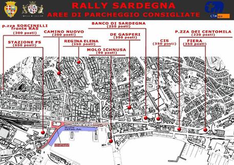 Rally Sardegna, aree di parcheggio consigliate © ANSA