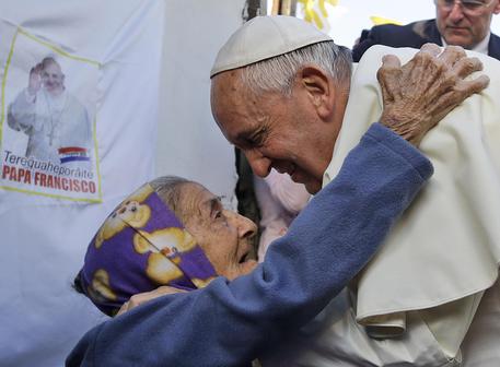 Il papa ad Asuncion © ANSA