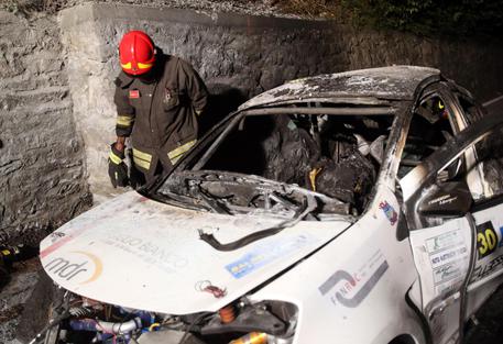 Car accident in a rally in Italy © ANSA