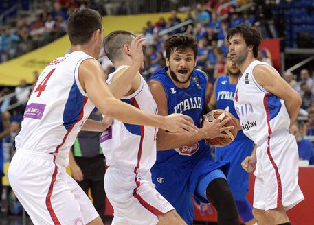 Europei di Basket, Italia cede alla Serbia 101 a 82 © EPA
