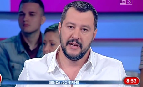 Matteo Salvini, leader della Lega Nord © Ansa