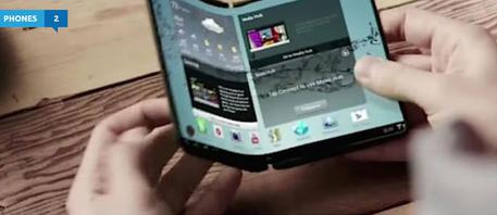Samsung starebbe preparando smartphone a libro (CREDIT: DAL SITO SAMMOBILE) © ANSA