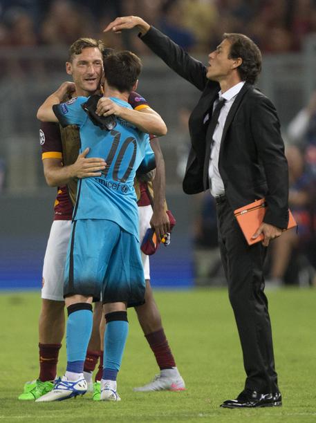 Totti, primo passo in Champions mosso bene © ANSA