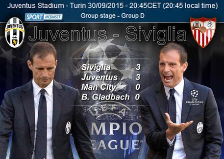 Juventus-Siviglia in Champions League © ANSA