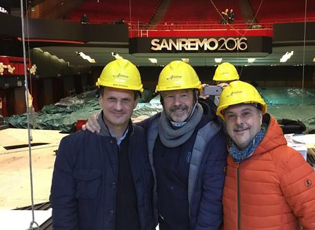 Marco Lucarelli, Maurizio Pagnussat e Riccardo Bocchini © ANSA