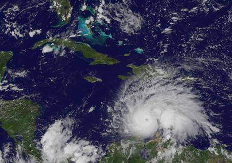 L'uragano Mattehw in un'immagine di archivio della Nasa © EPA