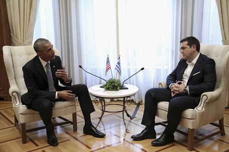 Obama ad Atene, l'incontro con Tsipras © AP