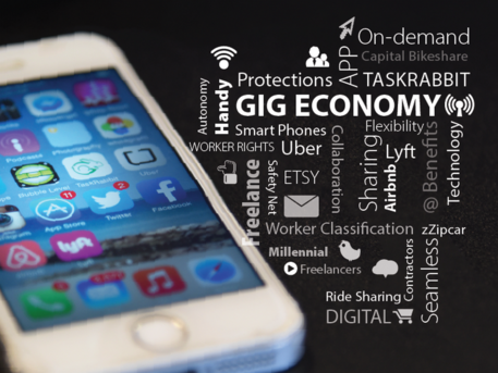 Avanza la 'gig economy', l'economia del lavoretto basata sui social (fonte: Mark Warner) © Ansa