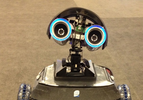 I robot sociali, destinati a interagire e a lavorare con gli uomini (fonte: Intel Free Press, flickr) © Ansa