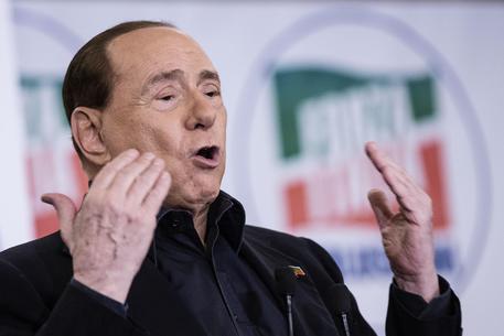Silvio Berlusconi ospite di Domenica Live © ANSA