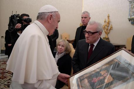 Pope Francis receives Martin Scorsese © EPA