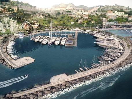 Il nuovo porto turistico di Ventimiglia © ANSA