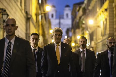 U.S. Secretary of State, John Kerry, in Rome © ANSA