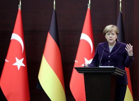 Angela Merkel in Turchia © EPA