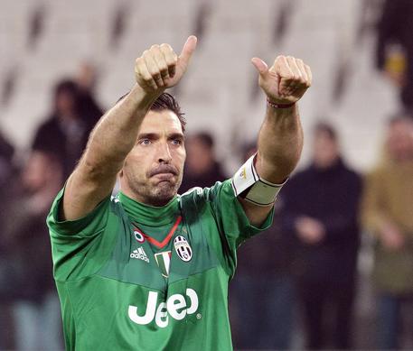 Serie A, Gigi Buffon durante Juventus-Sassuolo © ANSA