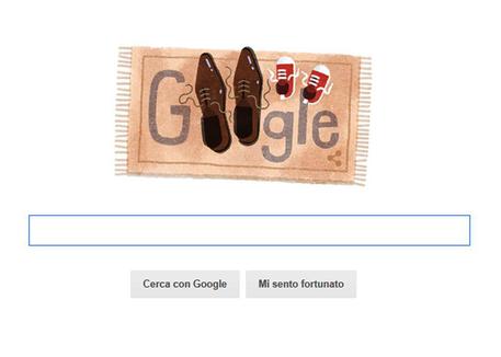 Il doodle di Google oggi e' dedicato alla festa del papa' © ANSA