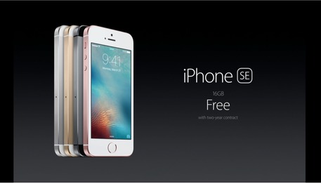Apple lancia iPhone SE, più piccoloo da 4 pollici. © Ansa