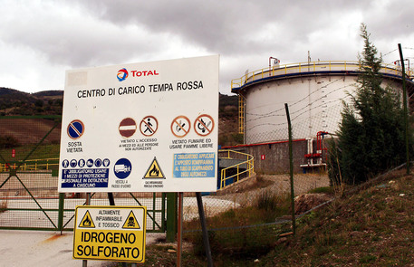 Il giacimento petrolifero di Tempa rossa, della Total, in un'immagine d'archivio © ANSA