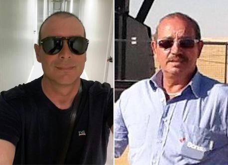 Salvatore Failla e Fausto Piano, uccisi il 2 marzo scorso in Libia © ANSA