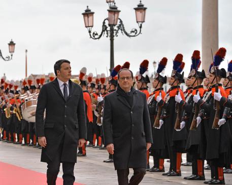 Renzi meets Hollande © ANSA